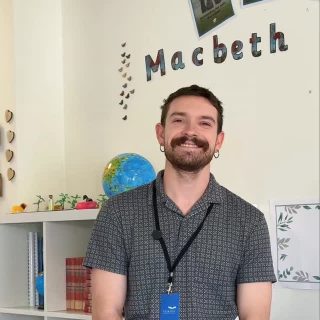 Meet Mr Martin, our Geography and English teacher at Verita Secondary!

Originally from Boston, he graduated with honours from both Boston University and University College Dublin (master’s degree). His favourite part of Verita? The diversity in his classrooms, with students from so many different countries, each adding something new to every discussion.

When he’s not teaching, Martin enjoys writing (no surprise, considering his favourite book is 2666 by Roberto Bolaño). And if he wasn’t a teacher, he swears he’d either be a full-time writer or a wild firefighter… quite the combination!

We’re glad he’s here with us, guiding our learners with curiosity, clarity, and a genuine love for what he does.