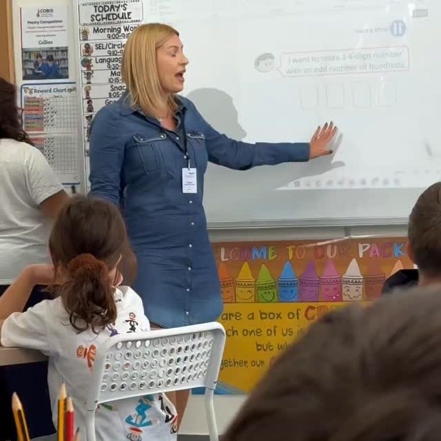 Maths, but make it interactive! Through years of experience, Mrs Maggie has seen how hands-on visuals help turn abstract numbers into something concrete, building stronger understanding and confidence. Add a touch of healthy competition, and students stay engaged, motivated, and ready to think quickly and work together.
The extra fun part is that once the connection clicks, the symbols can change. Forks, books, LEGO… anything can become a number when creativity leads the way!