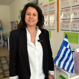 Meet Mrs. Elly, our Head of Greek Language at Verita! With a degree in History and Archeology, a background in Primary Education, and a Master’s in Educational Management, Mrs. Elly has been guiding students for 17 years, five of them right here with us!

At Verita, we believe the Greek language is a bridge to heritage, culture, and community. That’s why from day one, every student is placed in the path that fits them best… whether they’re learning Greek as a foreign language or strengthening it as native speakers. Mrs. Elly and her team make sure that every child not only learns to read and write, but also dives into the beauty of Greek traditions, history, and mythology in a weekly cultural adventure that brings the language to life.

The Greek language program is about building confident communicators who feel at home in a language that’s woven into the heart of their everyday lives. And that’s the Verita difference: honoring the Greek language with the dedication it deserves, and guided by passionate educators like Mrs. Elly, who’s been doing this with heart for nearly two decades. 🇬🇷